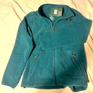 LL Bean women’s Mountain Classic Fleece zip up, NWT